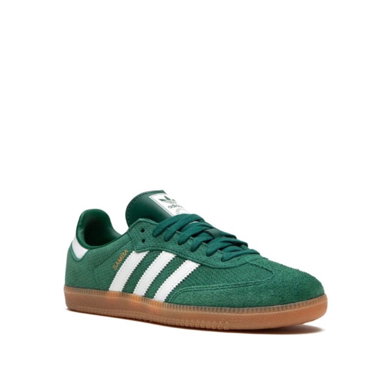 Adidas Samba Og Core Green/white Gum 100% รองเท้า Bnib Classic