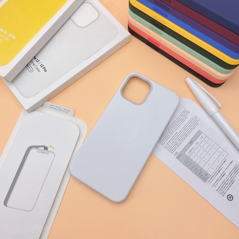 เคสโทรศัพท์มือถือ ซิลิโคนแม่เหล็ก ลายแอนิเมชั่น สําหรับ IPhone 12 Pro Max 12 12 Mini