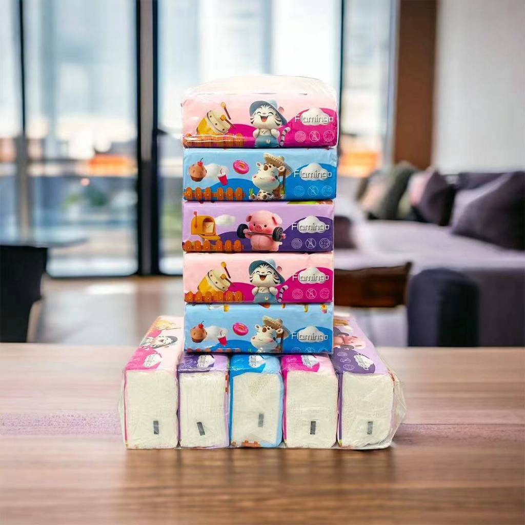 (รุ่น33) กระดาษทิชชู่ (1ห่อ 60แผ่น) 1แพ็ค5ห่อ (คละลาย) กระดาษเช็ดหน้า ความหนา2ชั้น/2003 - รูปที่ 6