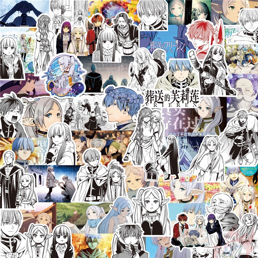 64Pcs/Set ❉ Frieren: Beyond Journey's End Series 01 Stickers ❉ DIY Fashion Decals Doodle Stickers