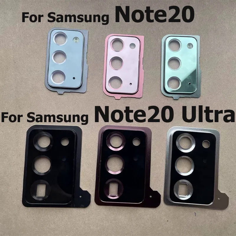 ใหม่ ของแท้ ฝาครอบเลนส์กล้องด้านหลัง พร้อมกรอบกาว สําหรับ Samsung Galaxy Note 20 Note20 Ultra