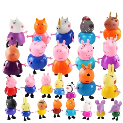 ชุดตุ๊กตา Peppa Pig สําหรับครอบครัวคุณยาย ทรอปเป้ ครู จอร์จ