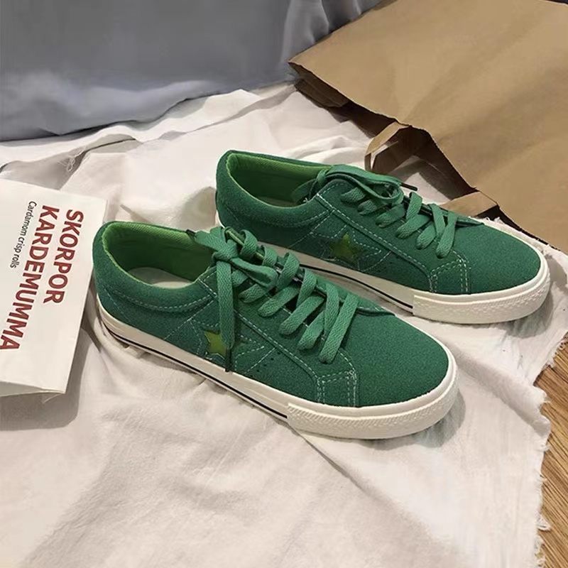 Converse one star OX mint classic star suede low-top men's and women's shoes Converse colorful seri