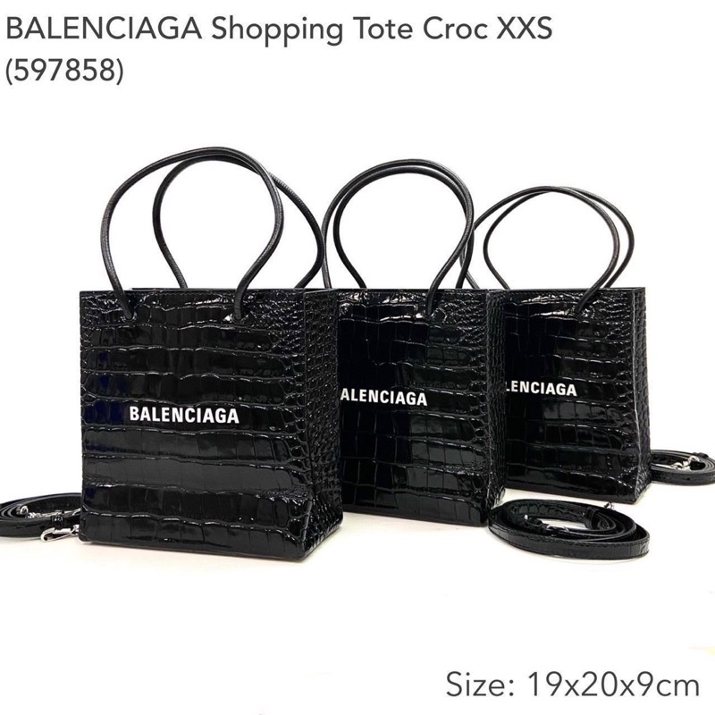 ถูกที่สุด ของแท้ 100% Balenciaga Shopping Bag xxs