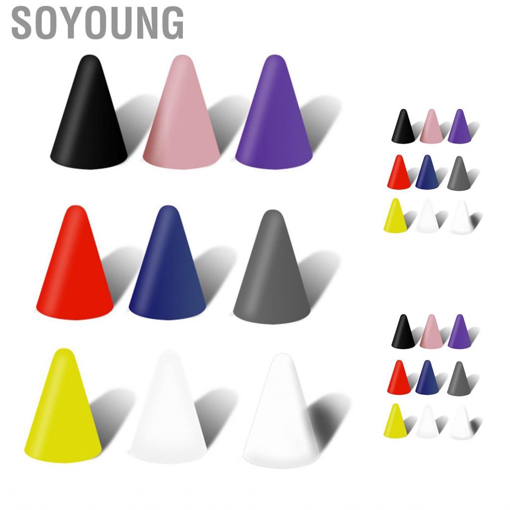 Soyoung Pencil Tip Cover Silica Gel Soft Wearproof Pen Nib Cap Writing Protection Accessories