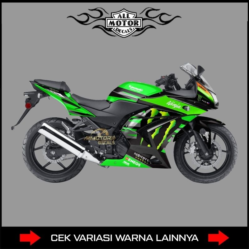 Kawasaki Ninja 250 Karbu Graphic Me Decal / Semifull Striping Ninja Karbu 250 / Ninja 250 Carbu Stic