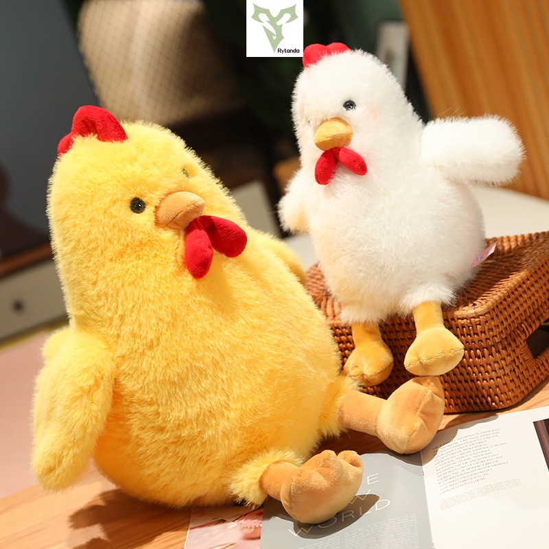 พร้อมส่ง ตุ๊กตาไก่ ผ้ากํามะหยี่ขนนิ่ม ขนาดใหญ่ ของขวัญวันเกิดวันวาเลนไทน์ สําหรับเด็กผู้หญิง และผู้ชาย