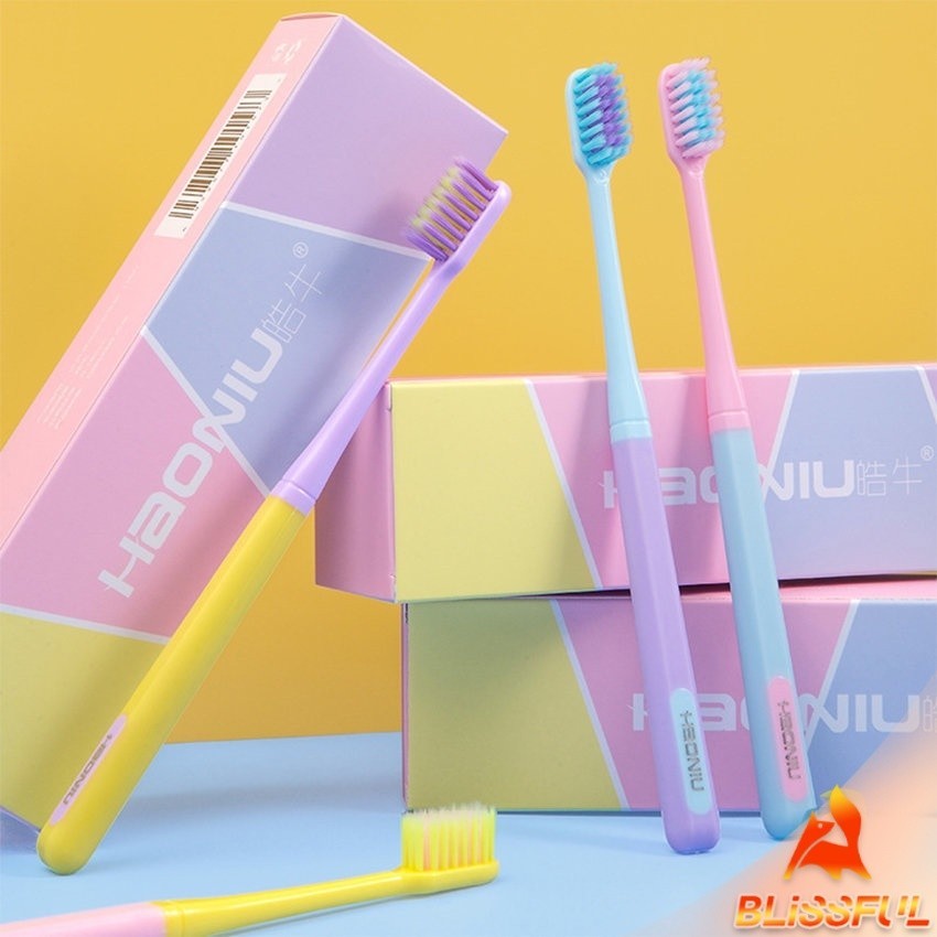 B.F  แปรงสีฟัน สีพาสเทล สไตล์ญี่ปุ่น สวย น่ารัก น่าใช้  พร้อมส่ง ราคาต่อ ชิ้น  Ice cream toothbrush
