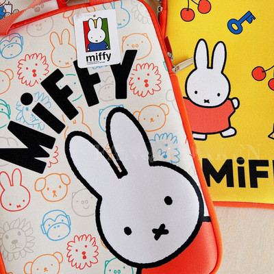 สนูปปี้มิฟฟี่ญี่ปุ่นสร้างสรรค์การ์ตูนน่ารัก iPad แท็บเล็ตพีซีแบบพกพาเคสป้องกันเบาะฟองน้ำกระเป๋าด้านใน