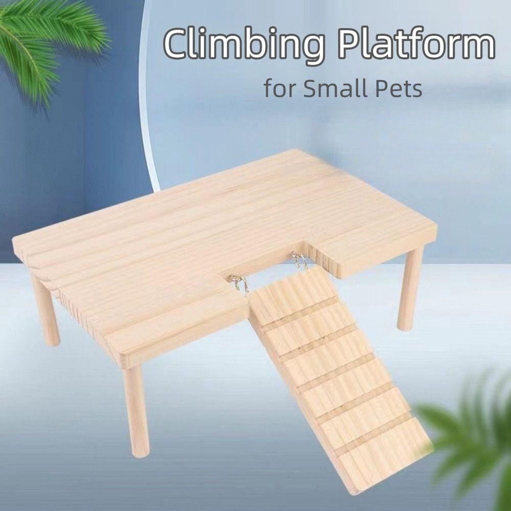 ยูเพย บันไดไม้ ,ติดตั้งง่ายหนูแฮมสเตอร์กระโดดคณะกรรมการ,บันได ทําเอง อุปกรณ์กรงของเล่นสนามเด็กเล่นที่ทนทานสําหรับสัตว์เลี้ยงขนาดเ - รูปที่ 5