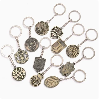 พวงกุญแจฟุตบอล Zinc Alloy ดีไซน์เท่สไตล์คลับฟุตบอล ของขวัญพรีเมียม สำหรับผู้ชายและแฟนบอล