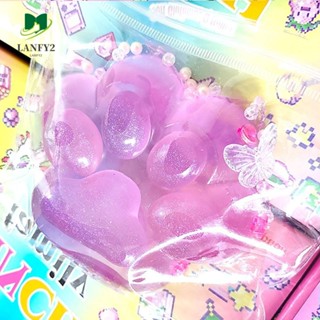 อลันฟี่ ของเล่นบีบกรงเล็บแมวสายรุ้ง,โปร่งใสขนาดใหญ่สุดการ์ตู…