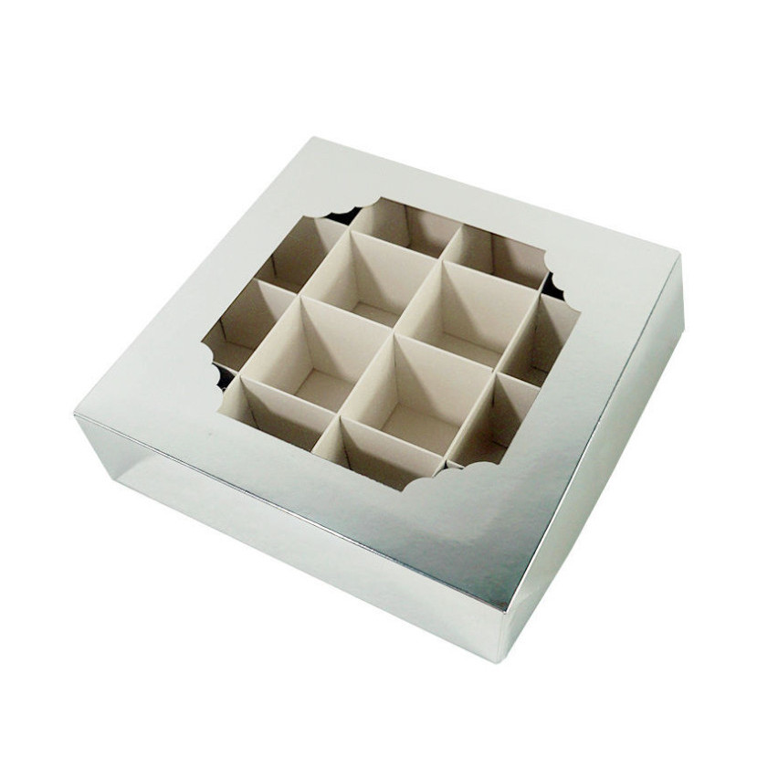 กล่องช็อคโกแลตแบ่ง 15 ช่อง กล่องของขวัญ กล่องขนมลูกอม (AA24) - รูปที่ 3