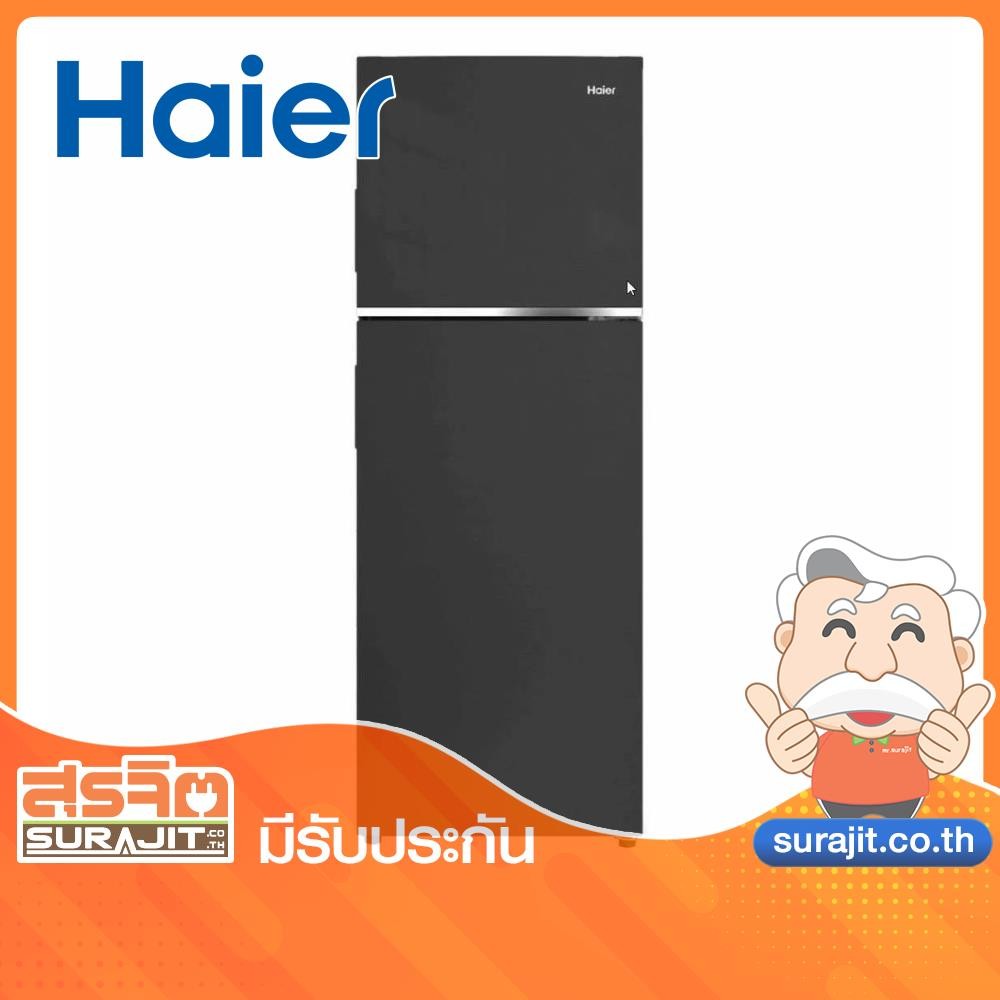 HAIER ตู้เย็น 2ประตู 7.6 คิว สีดำ รุ่น HRF-215MN (24067)
