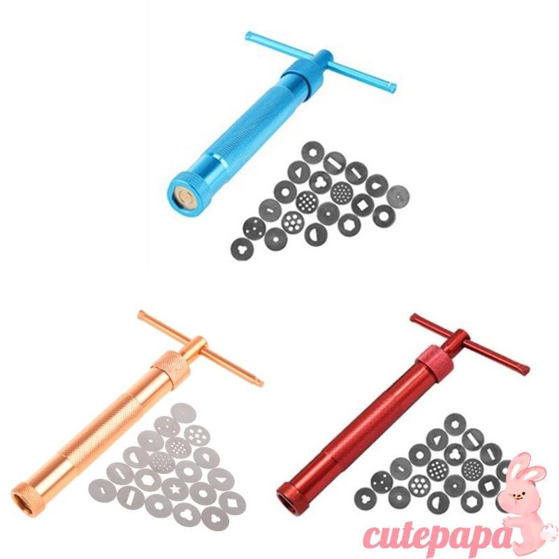 Cutep Manual Clay Extruder Squeezer ผู้ใหญ่เด็ก Handmade Sculpture Artifact