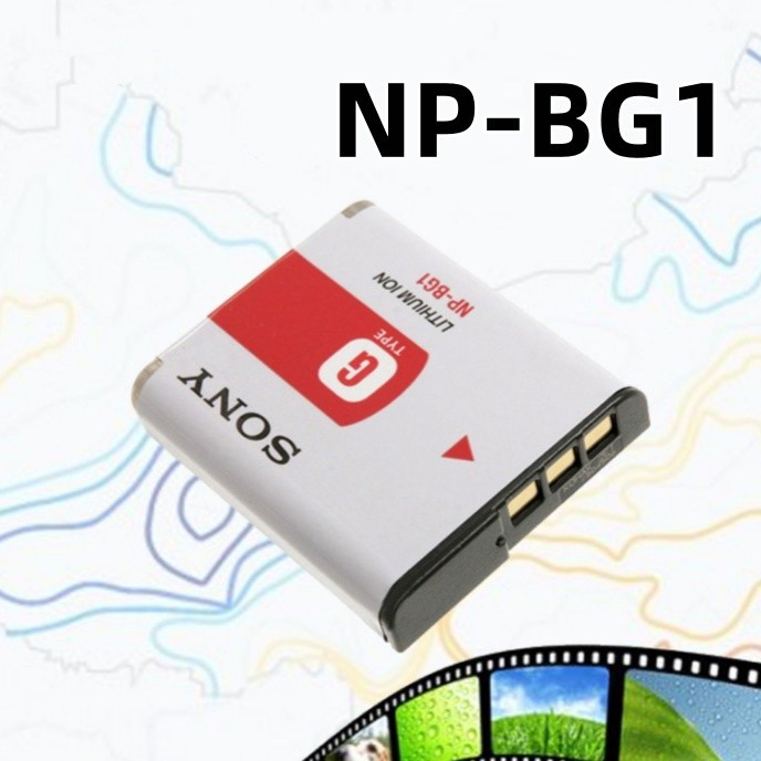 NP-BG1 แบตเตอรี่เดิมของกล้อง Sony H7 HX5C HX7/9/10 HX30 WX10 (H / W Series Universal)