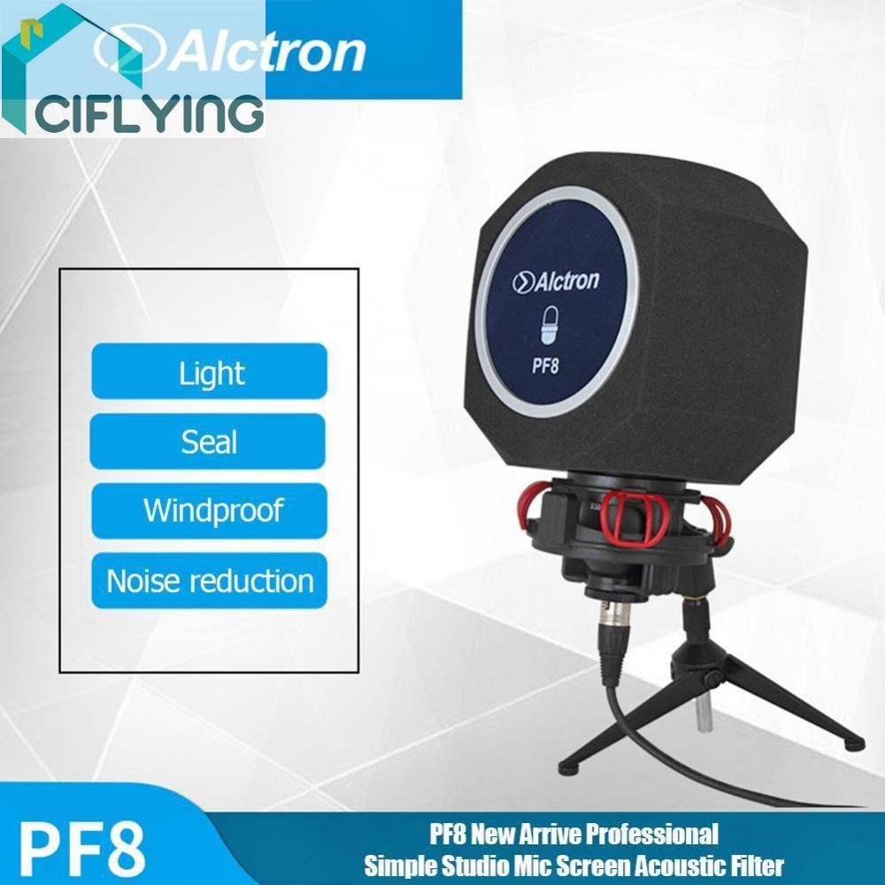 Pf8 Studio Mic Screen Acoustic Filter Desktop Recording Wind Screen [Ciflying.th]