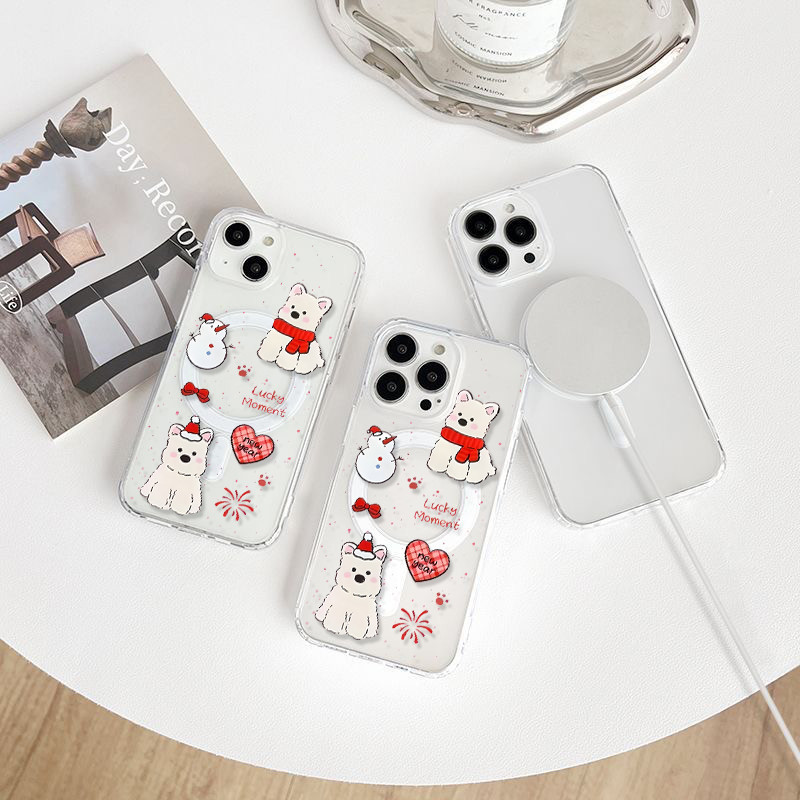 🦋GOOD🦋แม่เหล็ก เคสใสกันกระแทก เคสสําหรับไอโฟน 11 เคสชาร์ได้ สำหรับ IPhone 13 15 7Plus 14 12 11 Pro MAX 8 7 Plus 16 xsmax - รูปที่ 3