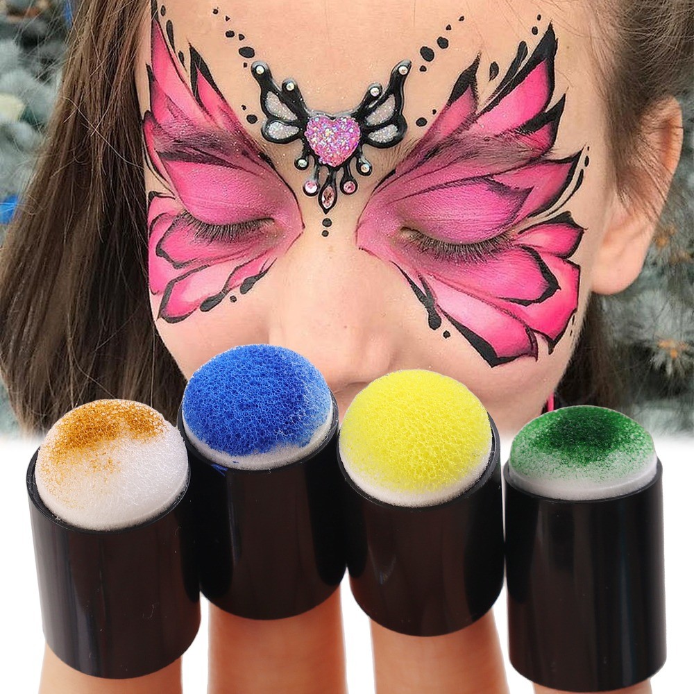 ชุดฟองน้ํา แฮนด์เมด สําหรับทํางานหัตถกรรม วาดภาพระบายสี DIY 10 ชิ้น ต่อล็อต