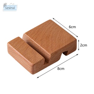 [szsirui] ที่วางโทรศัพท์มือถือ แบบไม้ แบบพกพา สําหรับตั้งโต๊ะ วันวาเลนไทน์