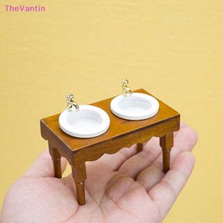 Thevantin โมเดลอ่างล้างหน้า เฟอร์นิเจอร์ ขนาดเล็ก สําหรับบ้านตุ๊กตา 1 ชิ้น