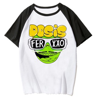 เสื้อยืด พิมพ์ลายการ์ตูนญี่ปุ่น Feid Ferxxo สําหรับผู้หญิง