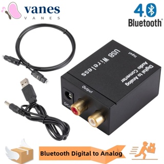 Vanes1 SPDIF เครื่องขยายเสียงดิจิทัล เป็นอะนาล็อก สัญญาณออปติก โคแอกเชียล DC5V สําหรับ ATV DAC TV DVD