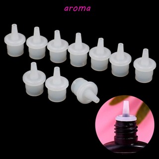 Aroma ฝาขวดกาวติดขนตาปลอม สะดวก สีขาว แบบเปลี่ยน