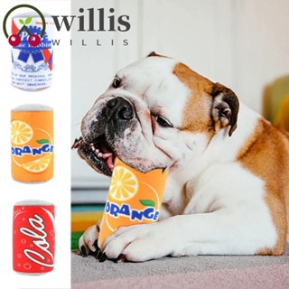 Willis ของเล่นตุ๊กตาสุนัข ขวดไวน์จําลอง กันกัด รูปกระป๋องไวน์ สําหรับสัตว์เลี้ยง สุนัข