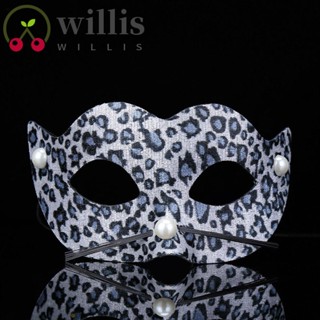 Willis หน้ากาก ลายเสือดาว แฟชั่น สร้างสรรค์ สําหรับเต้นรํา