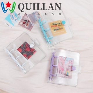 Quillan สมุดโน้ตบุ๊ก PVC ลายกลิตเตอร์ ขนาดเล็ก
