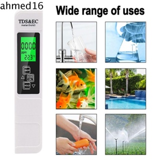 Ahmed EC ปากกาทดสอบอุณหภูมิน้ําบริสุทธิ์ แบบพกพา 0-9990ppm