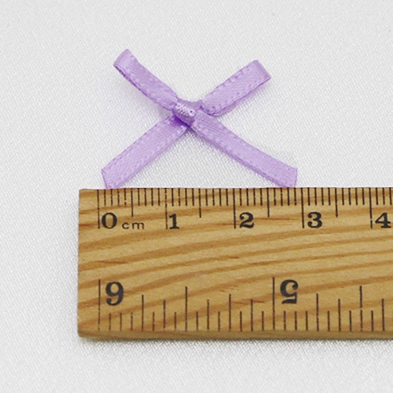 โบว์ ขนาดเล็ก 3 ซม. สําหรับทํากล่องของขวัญ แฮนด์เมด DIY 100 ชิ้น ต่อถุง