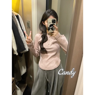 Candy Kids  เสื้อผ้าผู้ญิง แขนยาว เสื้อฮู้ด คลุมหญิง สไตล์เกาหลี แฟชั่น  Unique Beautiful ทันสมัย High quality A98J910 36Z230909