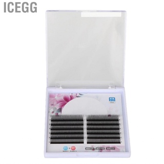 Icegg Long   Matte Effect Soft Fit 12 Rows Fake for Individuals