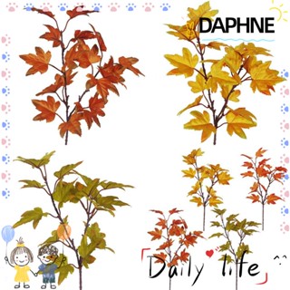 Daphne ใบเมเปิ้ลปลอม ฤดูใบไม้ร่วง ตกแต่งงานแต่งงาน วันขอบคุณพระเจ้า บ้าน โรงแรม จัดดอกไม้