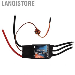 Lanqistore 100A Brushless ESC  Electric Speed Controller Non Braking 1:1 Power Output BEC 3A 5V for Underwater Propeller