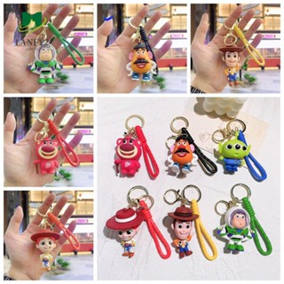 Alanfy พวงกุญแจเบส Lightyear Woody Lotso PVC สามตา Mr. อุปกรณ์เสริมหัวมันฝรั่ง สําหรับรถยนต์