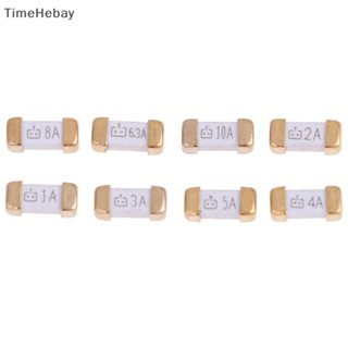 Timehebay ฟิวส์เป่าเร็ว SMD 1808 125v 0451 1a เป็น 10A EN สีทอง 10 ชิ้น