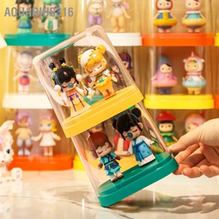 Aquarius316 รูปจอแสดงผลพลาสติกโปร่งใส STACKABLE CLEAR ของสะสมสำหรับมินิตุ๊กตาของเล่น