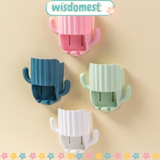 WISDOMEST ชั้นวางแปรงสีฟัน แบบติดผนัง ไร้รอยต่อ สําหรับห้องน้ํา บ้าน และห้องนั่งเล่น