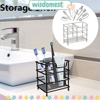 WISDOMEST ที่เก็บแปรงสีฟัน สเตนเลส ทนทาน กันสนิม ประหยัดพื้นที่ สําหรับห้องครัว