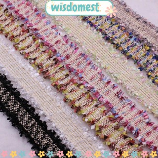 Wisdomest ริบบิ้นผ้าไนล่อน 1 หลา สําหรับตกแต่งเสื้อผ้า DIY