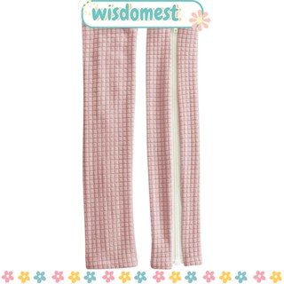 Wisdomest ผ้าคลุมแขนเก้าอี้สํานักงาน ผ้าโพลีเอสเตอร์ แบบนิ่ม มีซิป สีชมพู