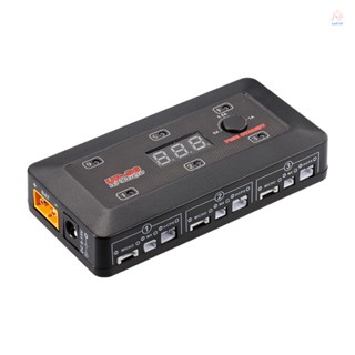 Up-s6 ที่ชาร์จแบตเตอรี่ 3.7V 1S Lipo LiHv พร้อมพอร์ต USB MICRO MX mCPX สําหรับโดรนบังคับ