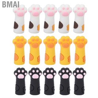 Bmai 5pcs Cuticle Scissors Cover Protector  Paw Shape Silicone Trimmer Pr