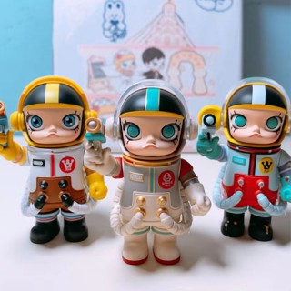 【 ของแท้ 】POPMART mega space molly กล่องสุ่ม 100% ของขวัญคริสต์มาส ของเล่นแฟชั่น