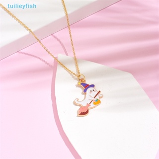 【tuilieyfish】สร้อยคอ จี้รูปฟักทอง แม่มด ผี น่ารัก เครื่องประดับ สําหรับปาร์ตี้ฮาโลวีน【IH】