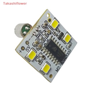 (Takashiflower) บอร์ดวงจรควบคุมด้วยเสียง DC5V PCBA LED