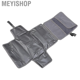 Meyishop Zipper Travel Changing Pad  Hook and Loop Pocket Storage for Newborn